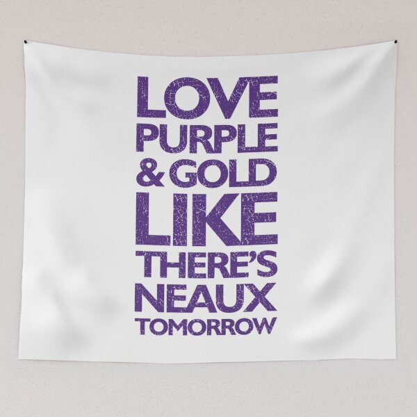 Item preview, Purple _ Gold Neaux Tomorrow Graphic Tee   designed and sold by OrlandoPolke.