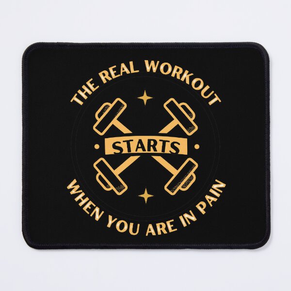 Item preview,  The Real Workout (black) designed and sold by BladaDesign.