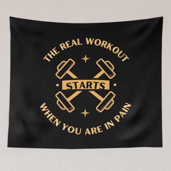 Item preview,  The Real Workout (black) designed and sold by BladaDesign.