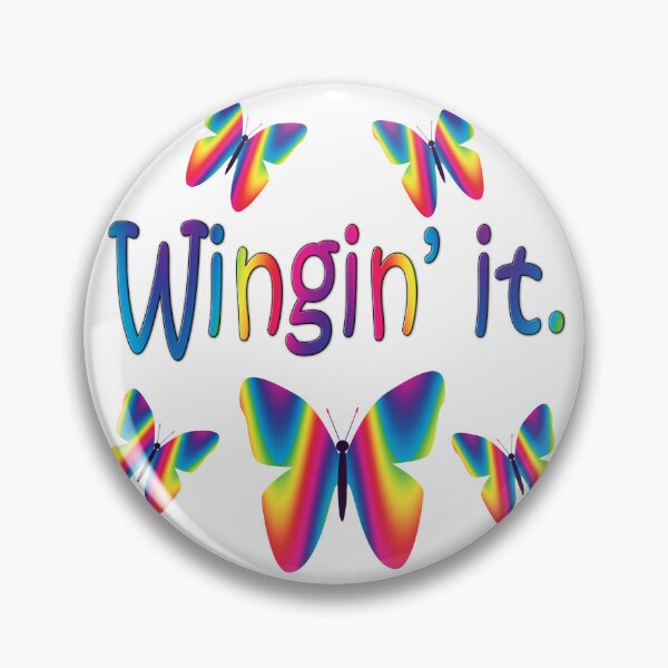 Item preview, Wingin It with Rainbow Butterflies designed and sold by Karen Simon.