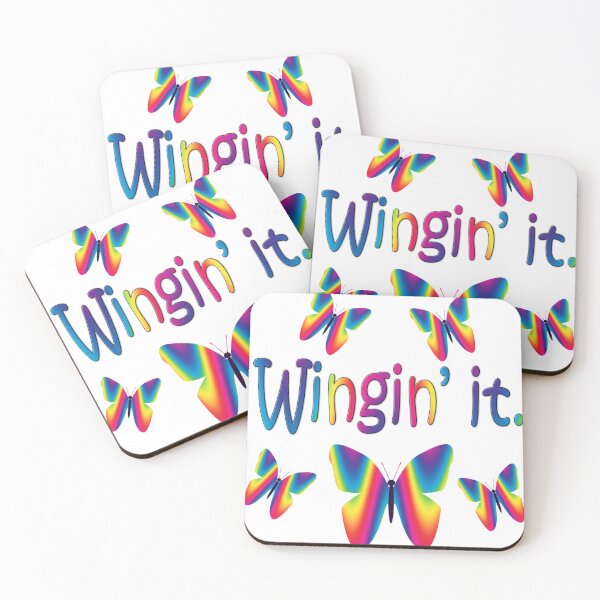 Item preview, Wingin It with Rainbow Butterflies designed and sold by Karen Simon.