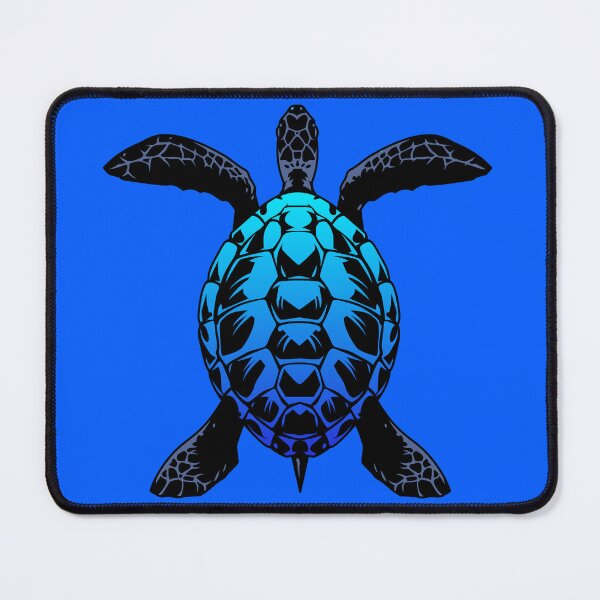 Item preview, Blue Gradient Sea Turtle designed and sold by Lil-Bit-Batty.