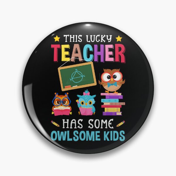 Item preview, This Lucky Teacher Has Some Owlsome Kids Funny Teacher and Kids Back To School designed and sold by kinceymurrap46.