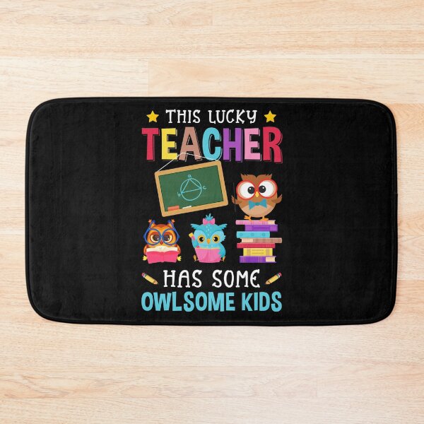 Item preview, This Lucky Teacher Has Some Owlsome Kids Funny Teacher and Kids Back To School designed and sold by kinceymurrap46.