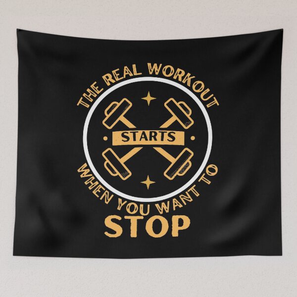 Item preview, Copy of  The Real Workout (stop) designed and sold by BladaDesign.
