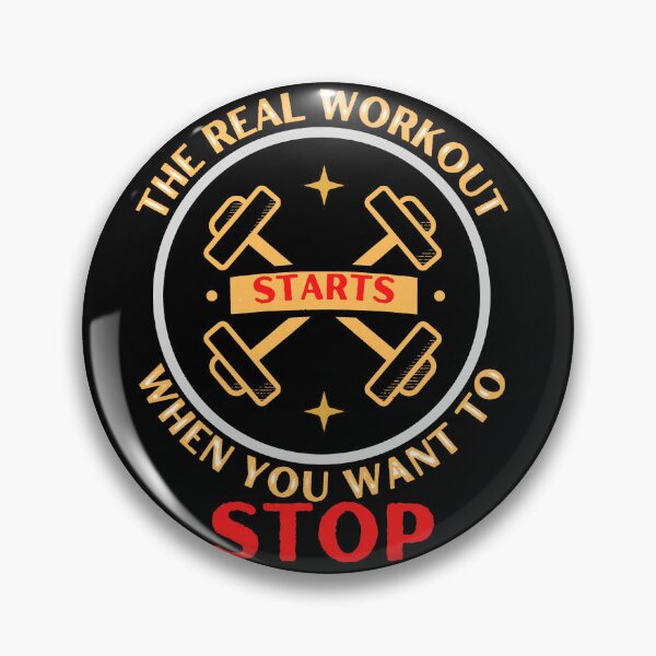 Item preview,  The Real Workout (stop red) designed and sold by BladaDesign.