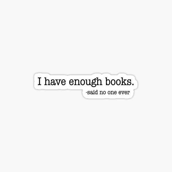 ASSEZ DE LIVRES Sticker