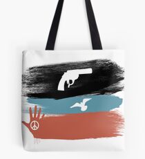 Guns and Peace - T-Shirt Tote Bag