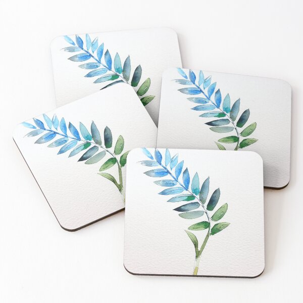 Item preview, Blue Watercolor Flowers - Stemming Blue designed and sold by Beastlykitty.