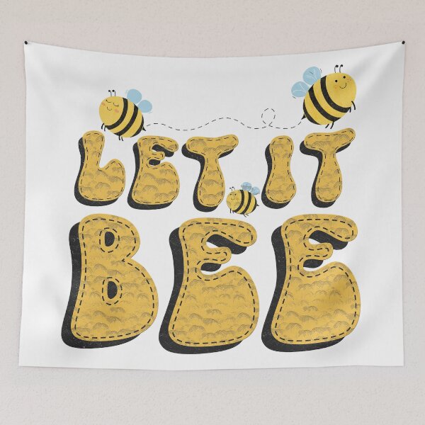Item preview, Let it bee shirts, let it bee hats, let it bee shower curtain, let it bee dress, let it bee backpack, let it bee phone cases, let it bee gifts for lovers bee designed and sold by Poussyarts.