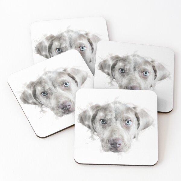 Item preview, Weimaraner Watercolour Artwork designed and sold by Typeglyphs.
