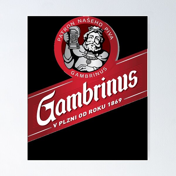 Item preview, Gambrinus Wood Original Beer logo Dibujos logo   designed and sold by sandrbin.