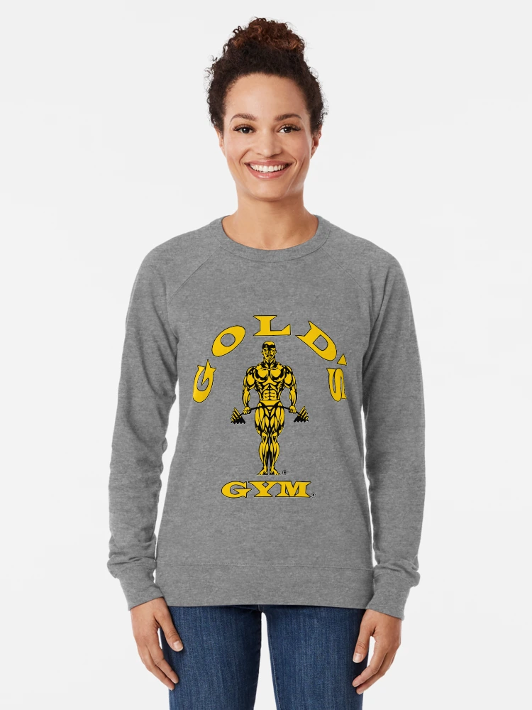 Golds Gym Logo Lightweight Sweatshirt for Sale by sandrbin Redbubble