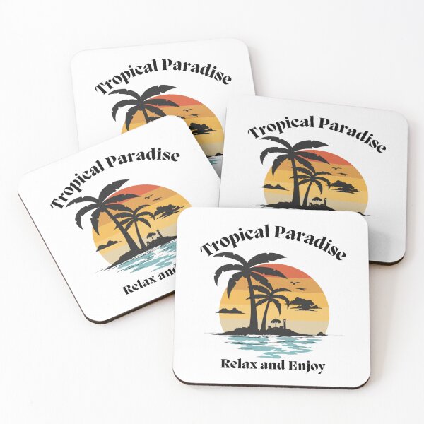 Item preview, Tropical Paradise - Relax & Enjoy designed and sold by MugsAndDuds.