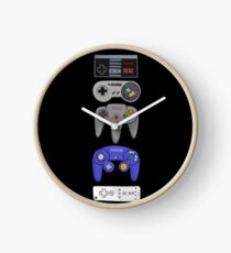 Nintendo Controller Sticker Set Clock
