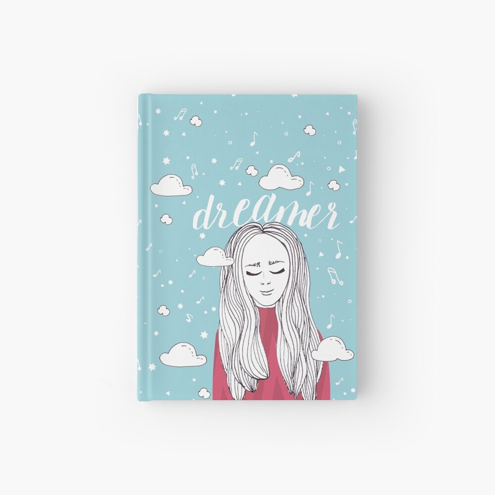 Dreamer Girl - Illustration Hardcover Journal