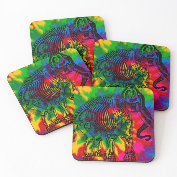 Item preview, Tie Dye Mammoth Skeleton designed and sold by HofmannsStamps.