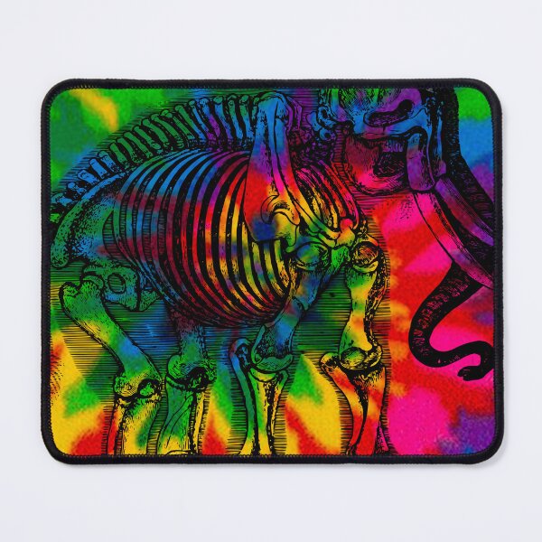 Item preview, Tie Dye Mammoth Skeleton designed and sold by HofmannsStamps.