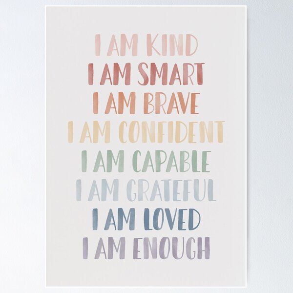 Item preview, Affirmations for Kids designed and sold by walkerissac.