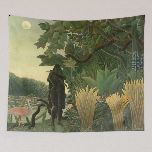 Artikelvorschau, Der Schlangenbeschwörer - Henri Rousseau entworfen und verkauft von SimpleJoyStyle.