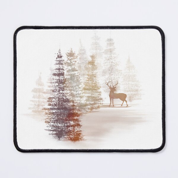 Item preview, Autumn forest with deer designed and sold by Inktown.