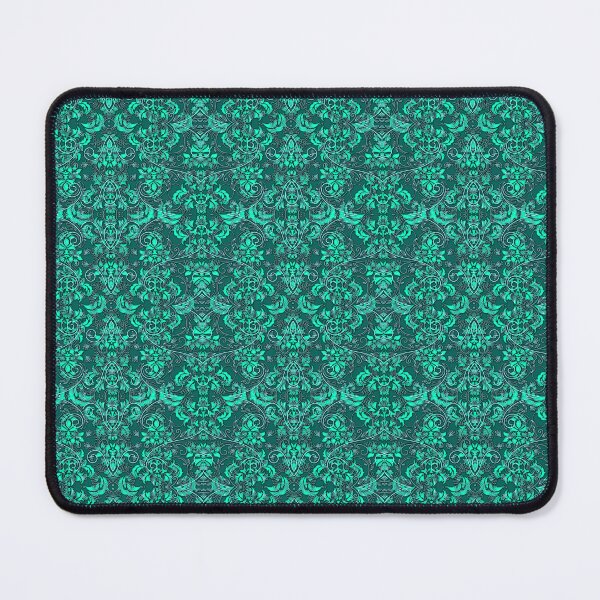 Item preview, Sea Green Damask Pattern designed and sold by bloomingvine.