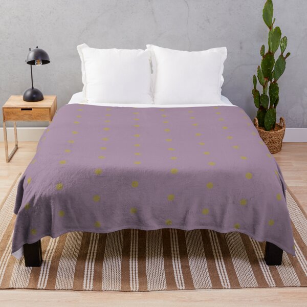 Item preview, Classic Polka Dot_Golden Soft Lavender Medium Purple Pastel Purple designed and sold by mimihuang creations.