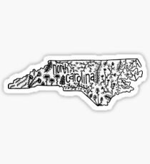 north carolina Sticker