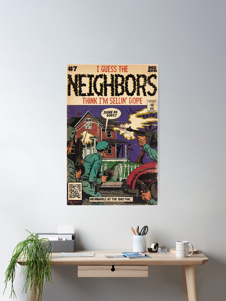 4 Your Eyez Only Album Neighbors Lyrics - I Guess The Neighbors Think I'm  Sellin' Dope | Poster