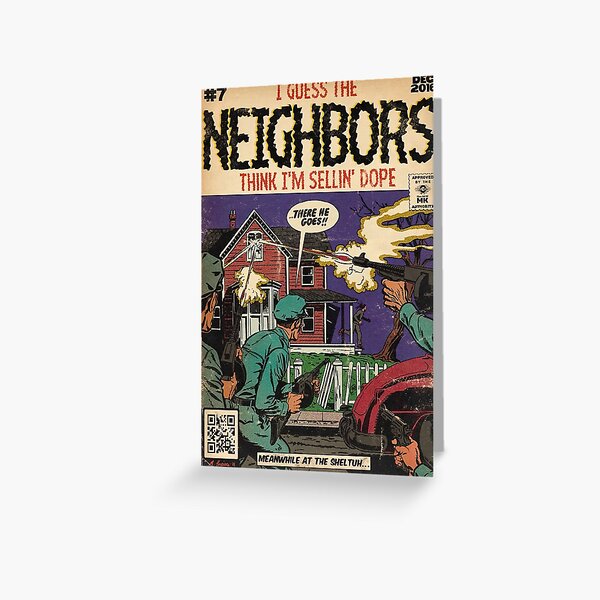 4 Your Eyez Only Album Neighbors Lyrics - I Guess The Neighbors Think I'm  Sellin' Dope Greeting Card for Sale by Pierik-OnePerc