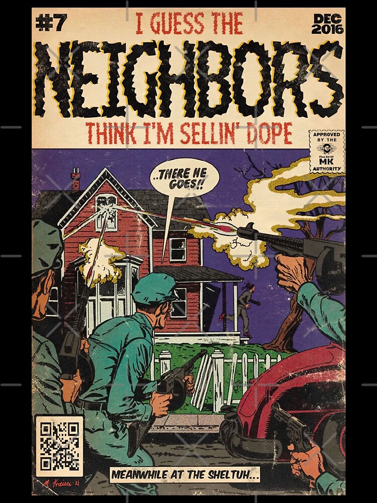 4 Your Eyez Only Album Neighbors Lyrics - I Guess The Neighbors Think I'm  Sellin' Dope Essential T-Shirt for Sale by Donna6778