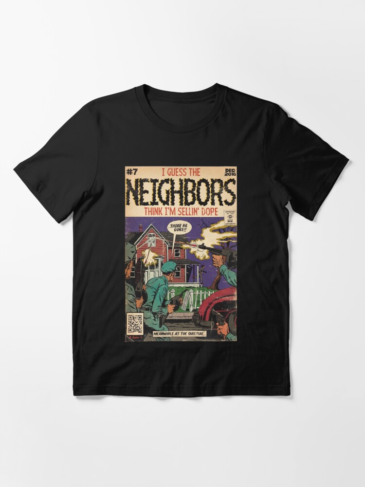 4 Your Eyez Only Album Neighbors Lyrics - I Guess The Neighbors Think I'm  Sellin' Dope | V-Neck T-Shirt