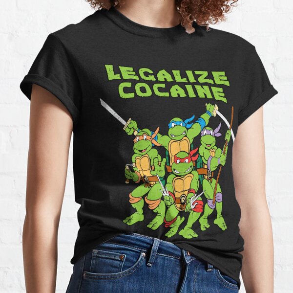 Mutant Ninja Turtles Shirt, Legalize Cocaine