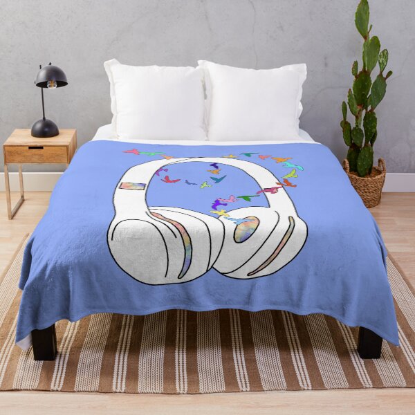Item preview, Headphones Rainbow Birds designed and sold by Lenaartist.