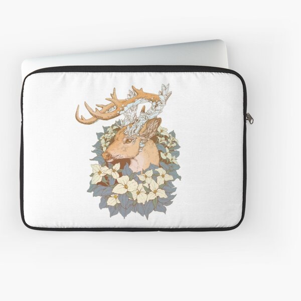 Non-typical Blue Quartz Buck Laptop Sleeve