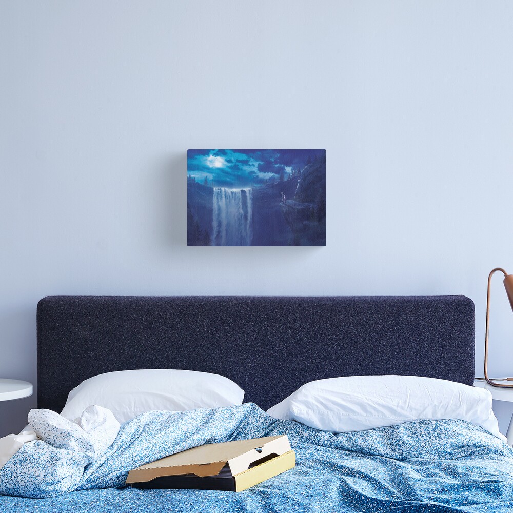 Before the Dive Canvas Print