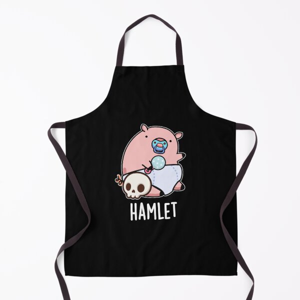 Item preview, Hamlet Shakepeare Funny Baby Pig Puns (Dark BG) designed and sold by punnybone.