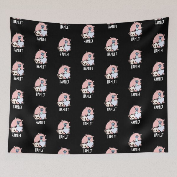 Item preview, Hamlet Shakepeare Funny Baby Pig Puns (Dark BG) designed and sold by punnybone.