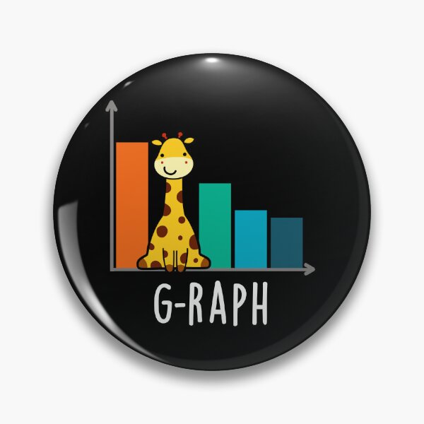 Artikelvorschau, G-raph Lustige Wortspiele mit Giraffendiagrammen (dunkler Hintergrund) entworfen und verkauft von punnybone.