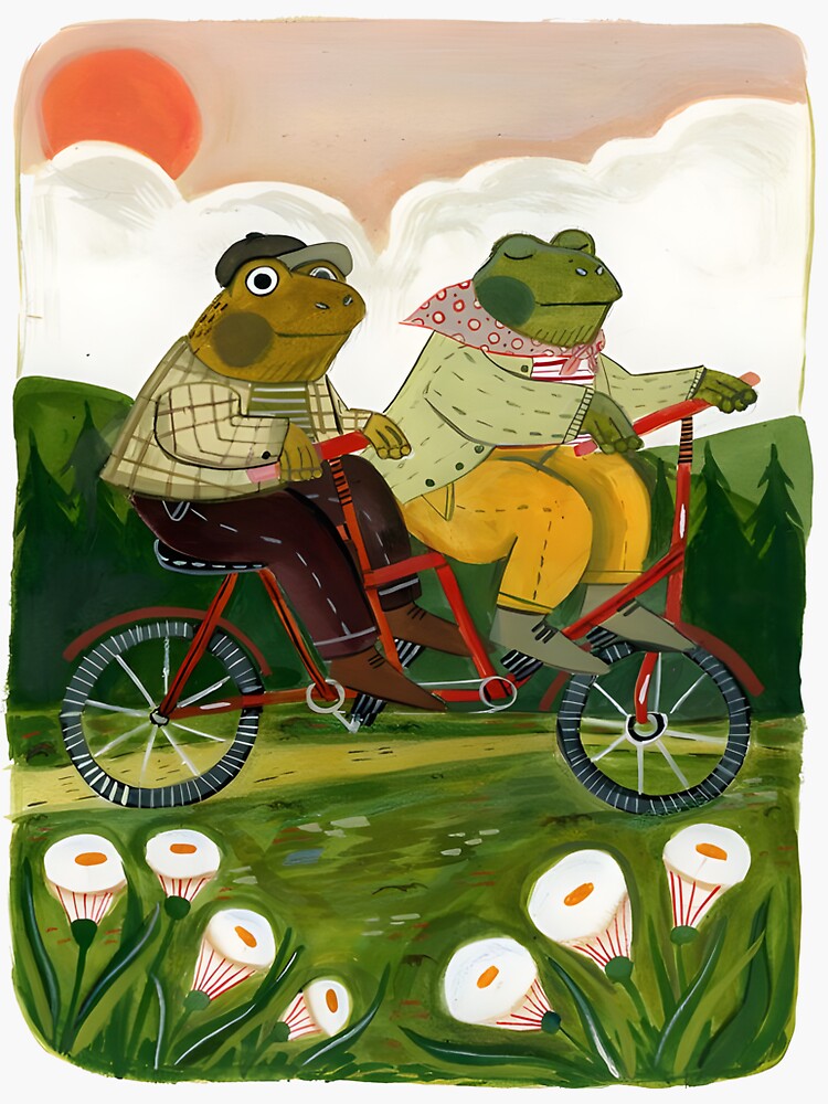 "the love between Frog and ToaD" Sticker for Sale by Redbubble