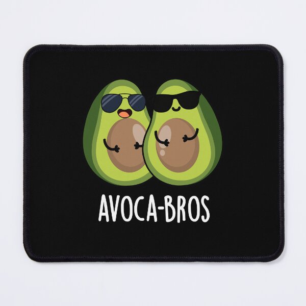 Item preview, Avoca-bros Funny Avocado Puns (Dark BG) designed and sold by punnybone.