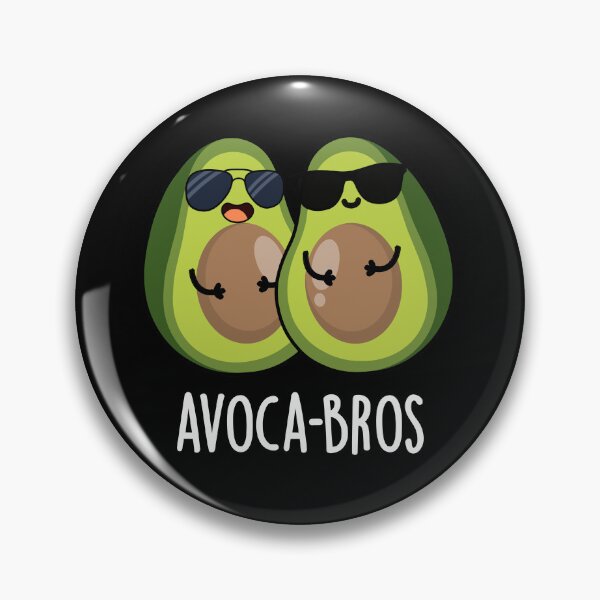 Item preview, Avoca-bros Funny Avocado Puns (Dark BG) designed and sold by punnybone.