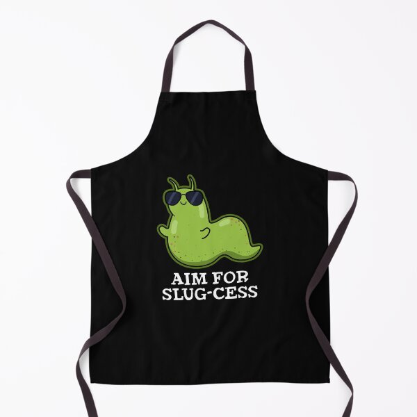Item preview, Aim For Slug-cess Positive Slug Puns (Dark BG) designed and sold by punnybone.