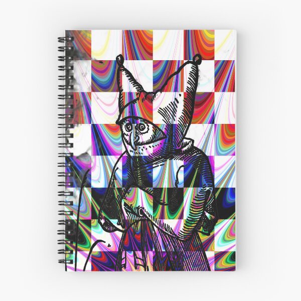 Item preview, Abstract trippy checkerboard guy designed and sold by HofmannsStamps.