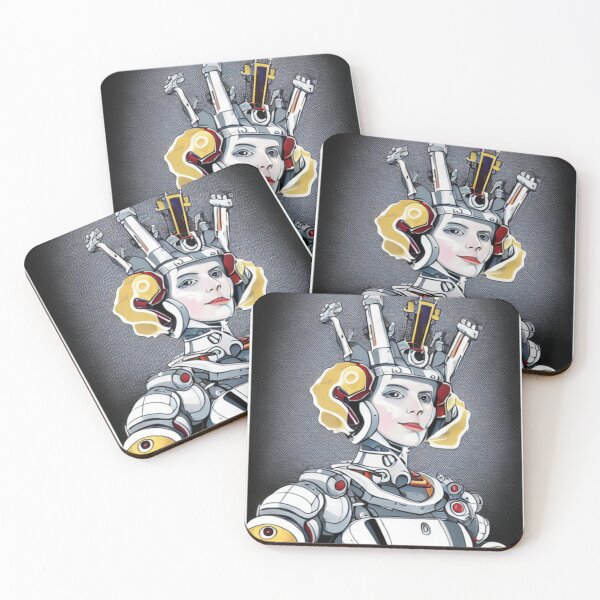 Item preview, mecha queen elizabeth ii AI Generated Art designed and sold by botprompts.