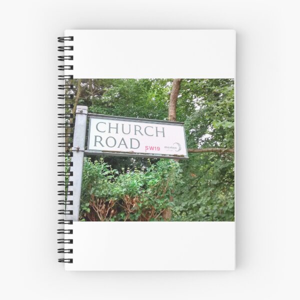 Item preview, Church Road SW19, Wimbledon - señal de tráfico designed and sold by RoseArtUK.