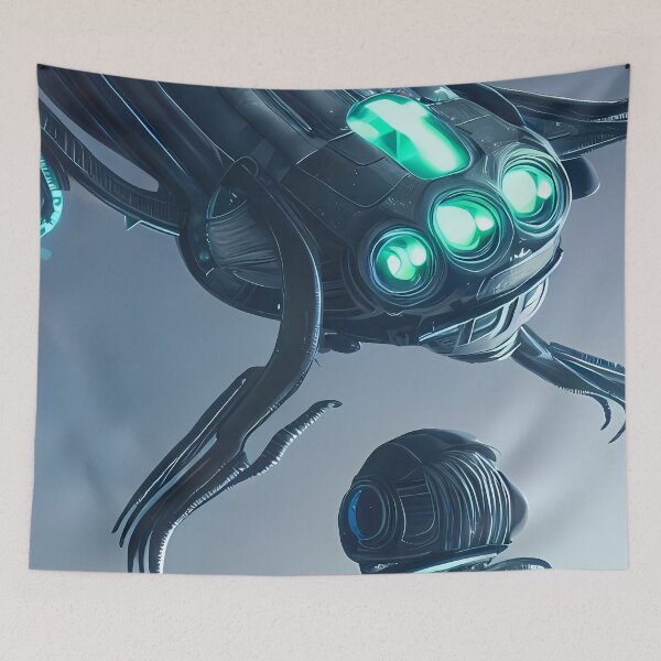 Item preview, Alien Space Ship, Galaxy Collection designed and sold by SpektroDesign.