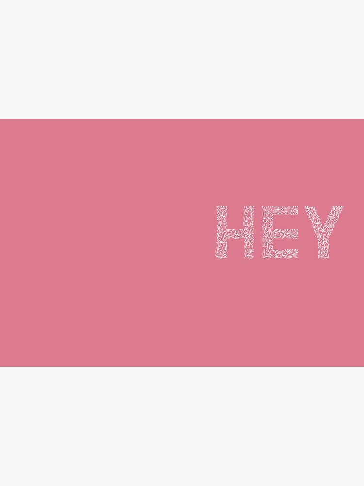Pink Floral Pattern - Hey by mirunasfia