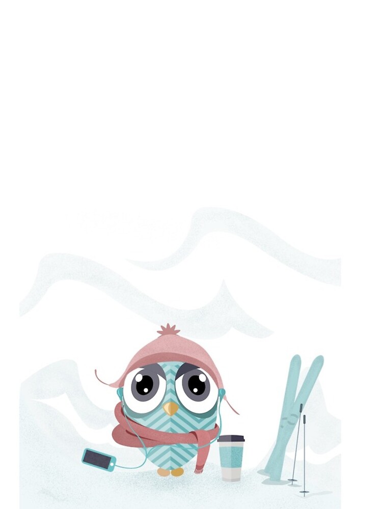 Owl gone skiing by mirunasfia