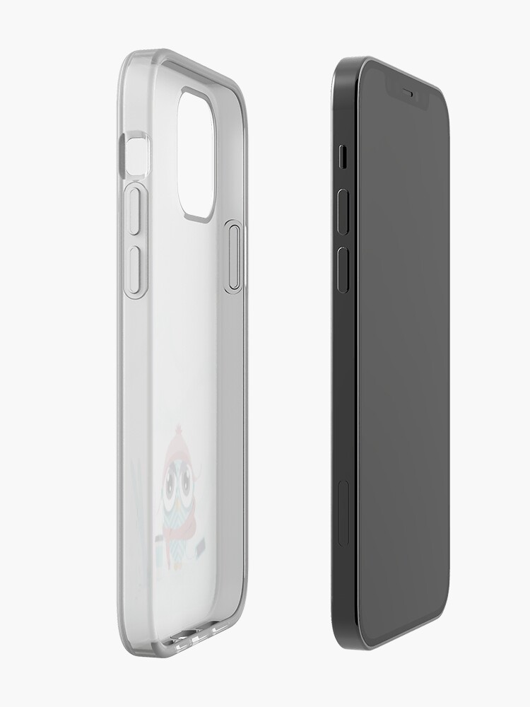 Alternate view of Owl gone skiing iPhone Case & Cover